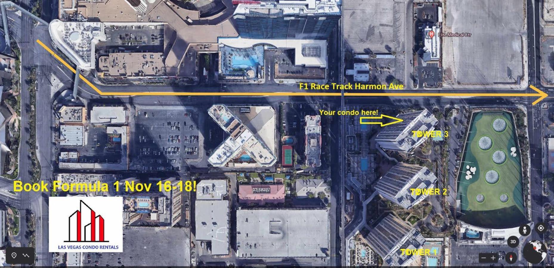 Mgm Signature-22-809 F1 Track & Strip View Las Vegas