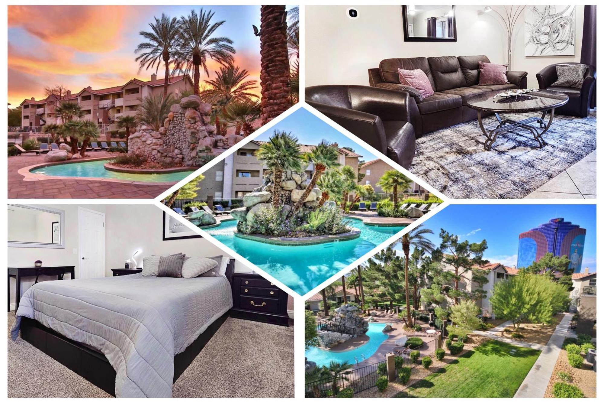 Upgraded & Stylish, Pool, Hot Tub, Walk To Strip! Apartment *