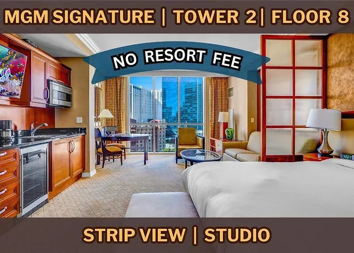 8Th Flr Mgm Signature Studio, Strip View, No Fee