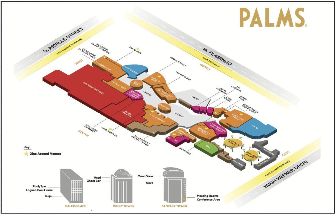 Huge Modern Luxury 17 Floor Panoramic Corner With Open Balcony Las Vegas