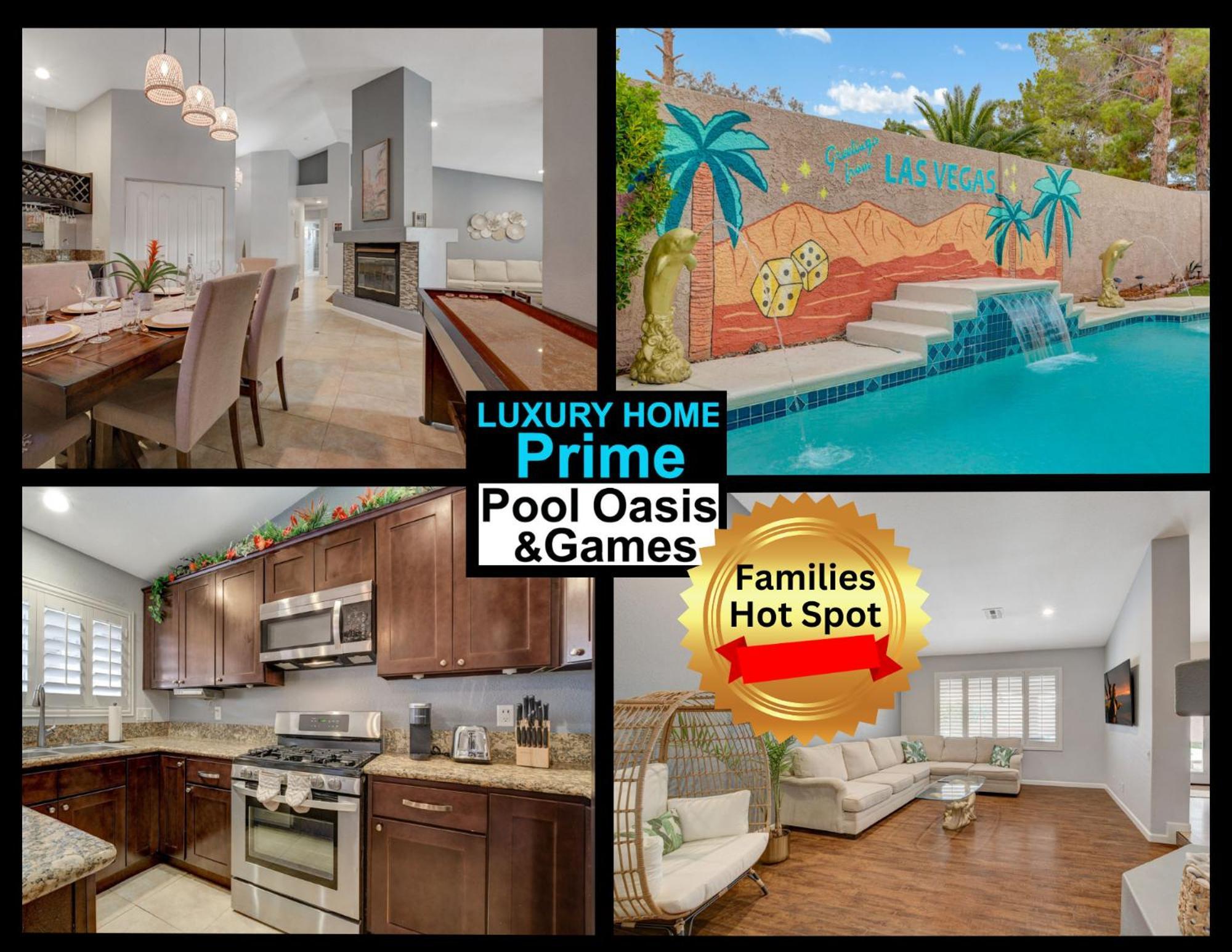 Ferienhaus Mirage Pool House - Heart Of Lv, Swimming Pool, Games, Heavenly Relaxation