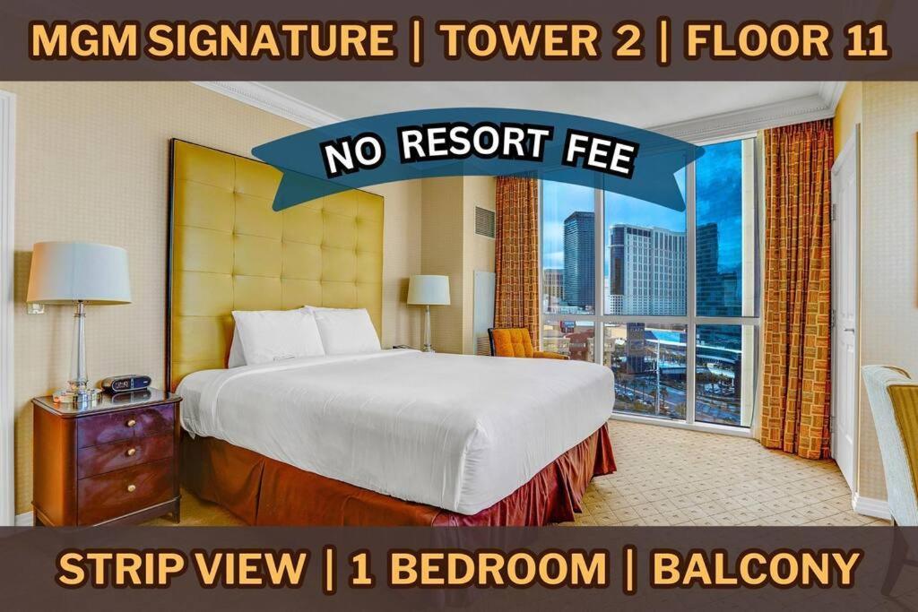11th Flr Mgm Signature 1bed, Strip View, No Fee * Las Vegas