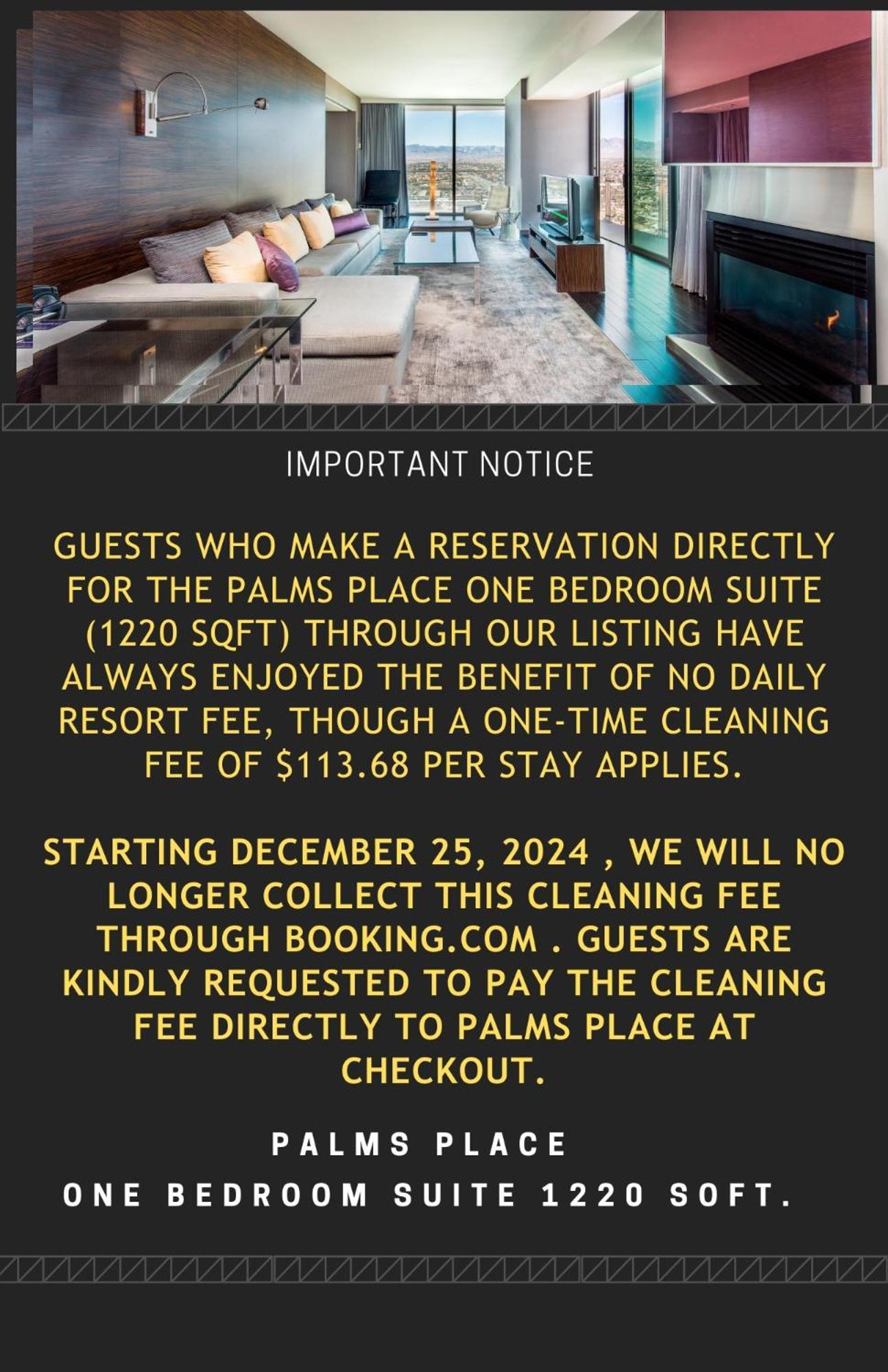 Palms Place One Bedroom 1220 Sqft Appart hôtel 4*