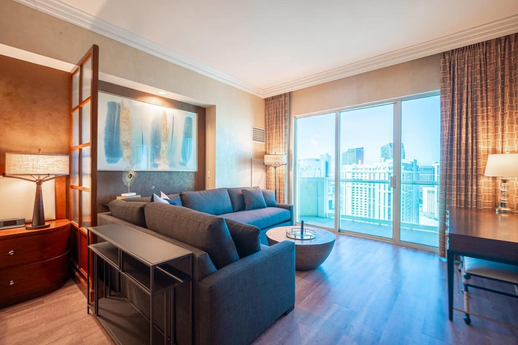 Сasa de vacaciones No Fee Strip View Balcony+free Valet+ Pool *