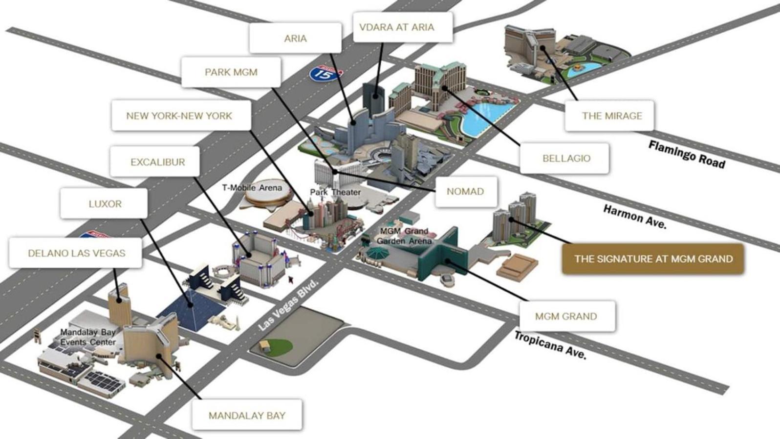 Hébergement de vacances Mgm 1 Bedroom Balcony And Or Luxury Las Vegas