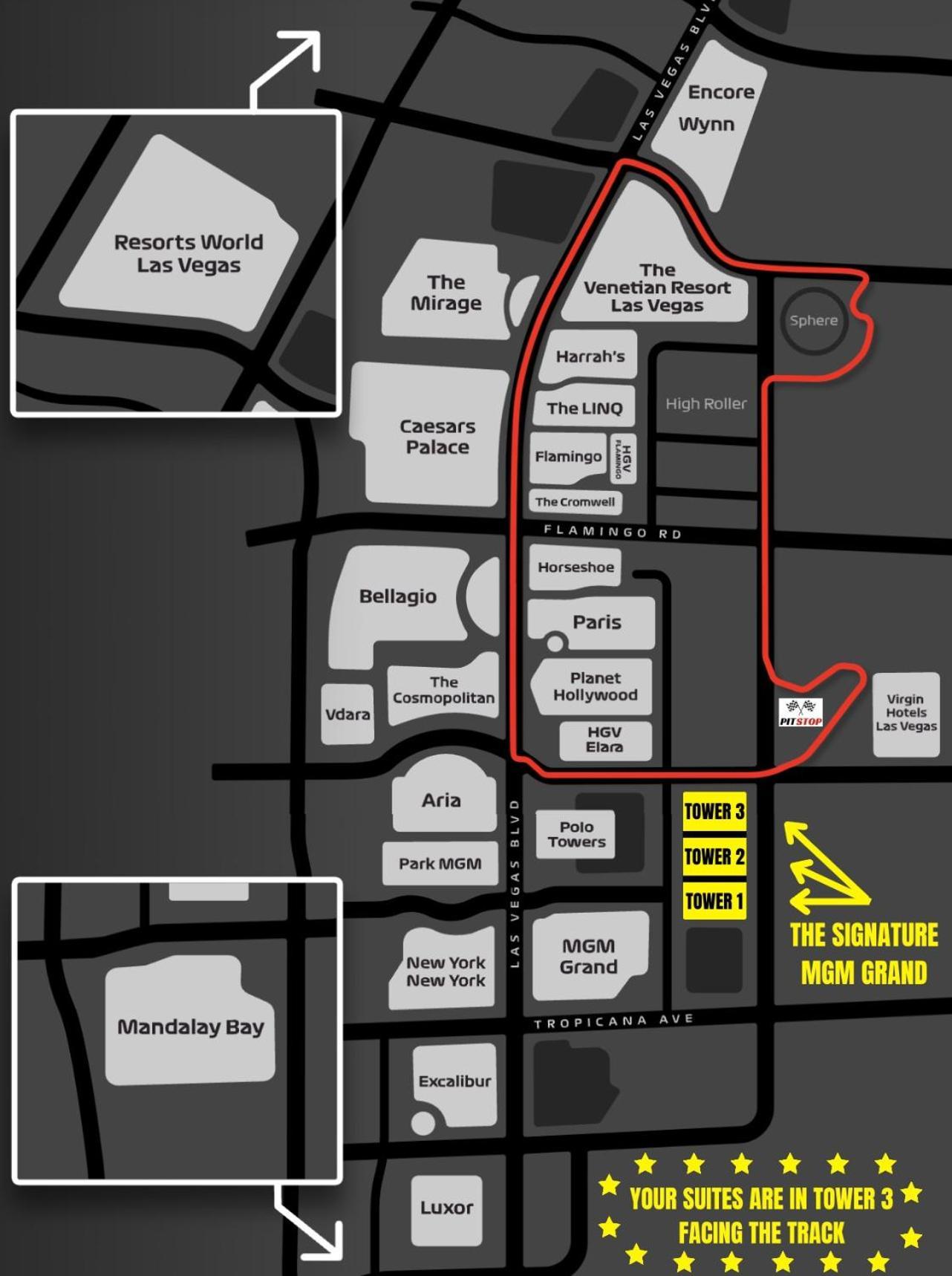 No Fees-mgm Stripview-jacuzzi-formula 1 Track View Apartment